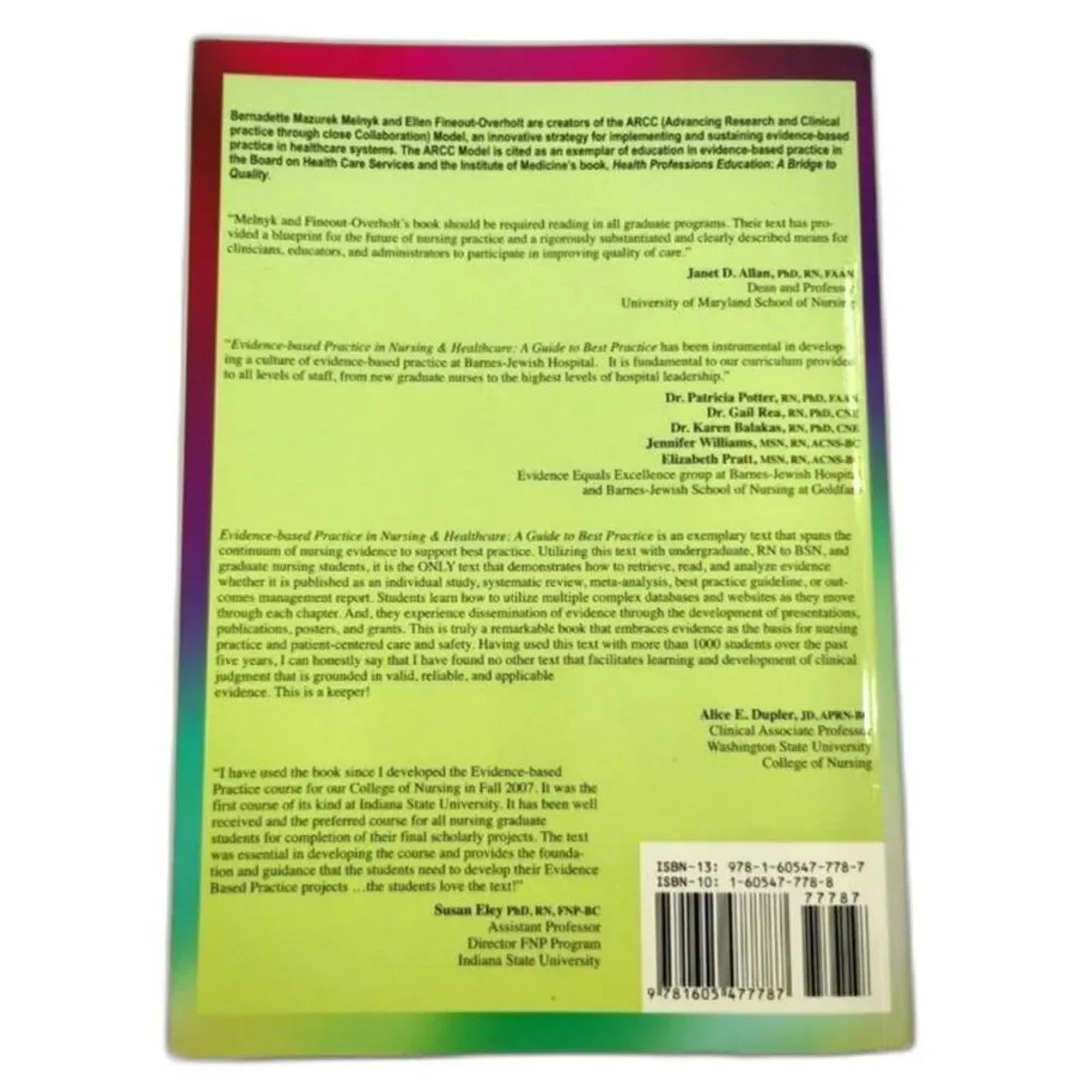Evidence-Based Practice in Nursing and Healthcare NO CD-Rom